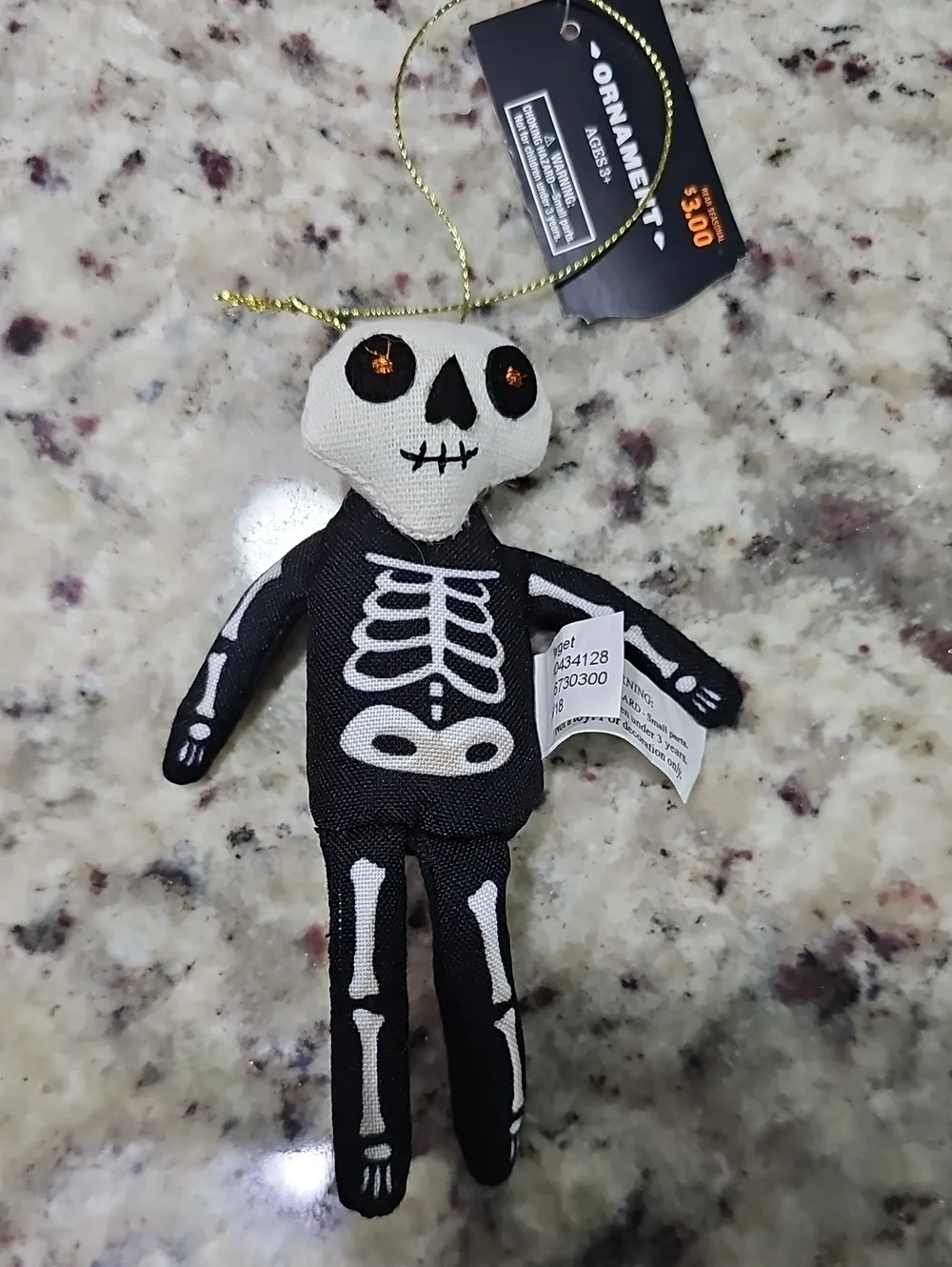 Hyde And Eeek! 2018 Ornaments Mr. & Mrs. Pumpkin And Skeleton